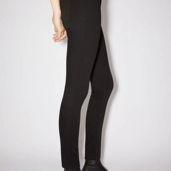 Acne Studios Blå Konst Climb Stay Black Skinny Jeans Women's Size 25 - Picture 11 of 13